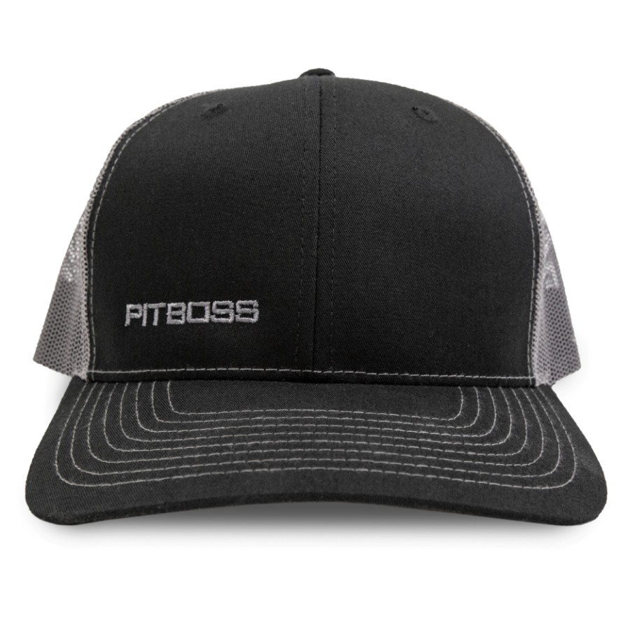 additioanl image for  Pit Boss Baseball Hat - Black & Grey 